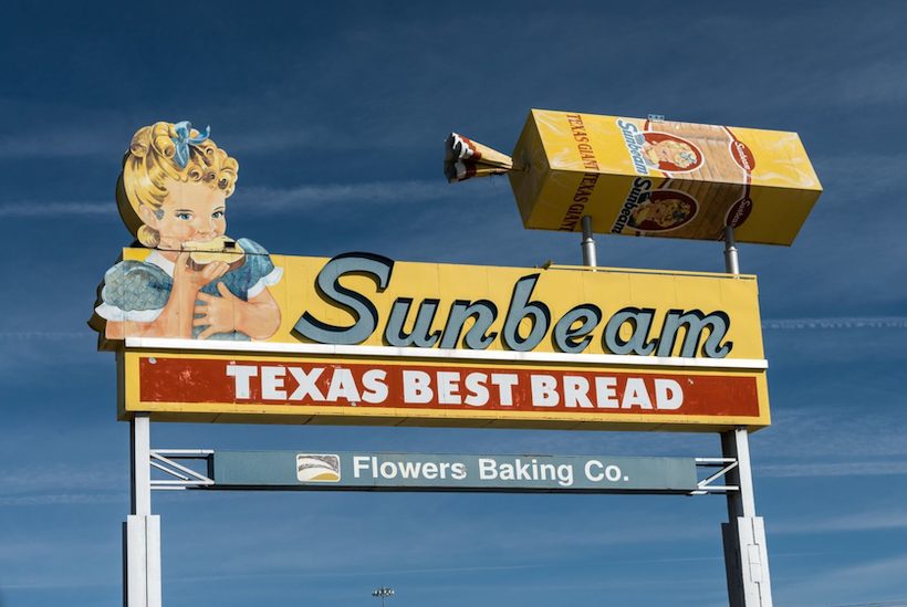 Sunbeam Bread Sign in El Paso, Texas